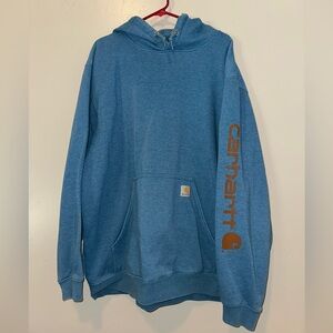 Carhartt Men's Blue Hoodie
